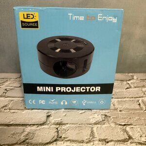 Mini Home Cinematic Projector LED USB 2.0, Speaker, Supported Resolution 1080